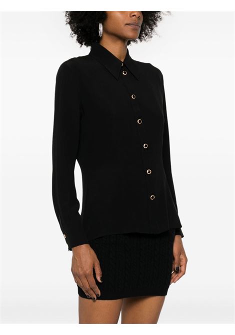 Camicia a maniche lunghe in seta in nero Alessandra Rich - donna ALESSANDRA RICH | FABX3891F30570900